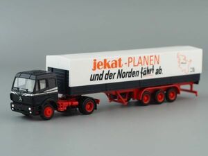 HERPA 1/87 トレーラー MERCEDES BENZ ドイツ製 HOゲージ Jekat-PLANEN