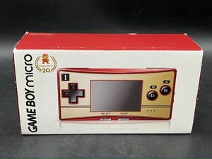 ★【同梱不可】中古品 Nintendo ニンテンドー ゲームボーイミクロ本体 ファミコンバージョン