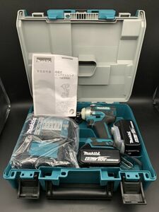 ★【同梱不可】中古品 makita マキタ 充電式インパクトレンチ TW300D バッテリー+充電器