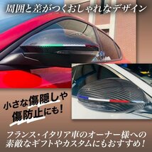 ドアミラー ステッカー 車 サイドミラー シール デカール ミラー カスタム アクセサリ カー パーツ 傷 キズ 防止 隠し 国旗 フランス_画像3