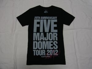 ★美品★ 安室奈美恵 20周年記念 5大ドームツアー 2012 Tシャツ size1 黒 ★古着 moussy マウジー コラボ 公式 グッズ ライブ コンサート