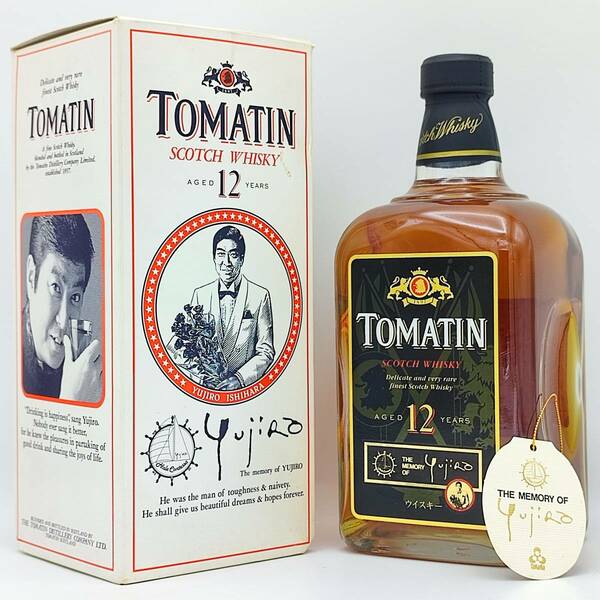 【全国送料無料】TOMATIN 12years old SCOTCH WHISKY The memory of YUJIRO　43度　750ml【トマーチン トマーティン 12年 石原裕次郎】