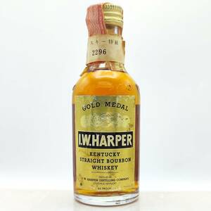 【全国送料無料】特級 I.W.HARPER GOLD MEDAL KENTUCKY STRAIGHT BOURBON WHISKEY　43度　48ml【I.W.ハーパー ゴールドメダル】