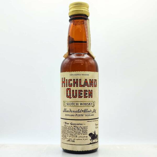 【全国送料無料】HIGHLAND QUEEN SCOTCH WHISKY　約43度　約48ml【ハイランドクイーン スコッチ ウイスキー】