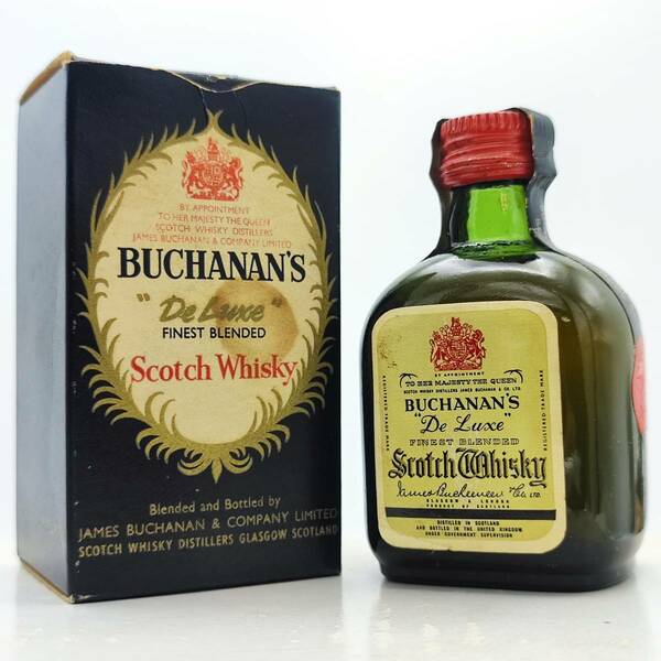 【全国送料無料】BUCHANAN'S De Luxe FINEST BLENDED Scotch Whisky　約43度　約48ml【ブキャナンズ デラックス ファイネスト】
