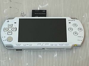 ★動作未確認　現状販売　SONY PlayStation Portable PSP-2000 本体 ホワイト メモリースティック付き　送料無料★