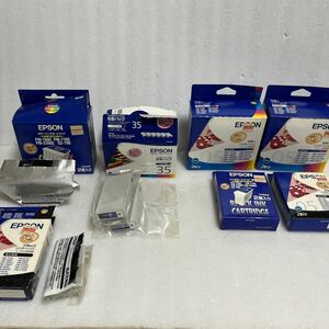 未使用保管品 EPSON インクカートリッジ 期限切(03〜11年) IC5CL05W×2、IC1BK05W、IC1BK02W、IC6CL35、IC5CL02W 計カートリッジ個数 12個