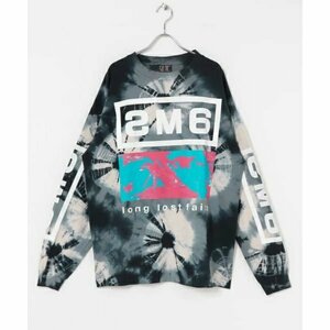 SAINT MICHAEL セントマイケル 23SS TIE DYE LS TEE タイダイ 長袖Tシャツ 中古 ■ ブラック ■JN 1