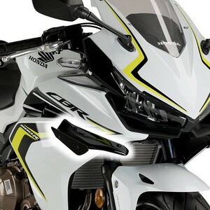 225 在庫限り 売り切り 3614N PUIG（プーチ）サイド スポイラー ウィングレット ダウンフォース HONDA CBR400R/500R 19-23