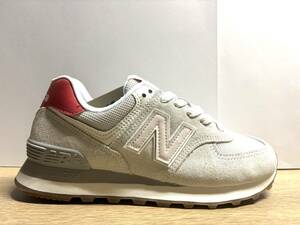 未使用 25.5cm ニューバランス WL574RC B ライトグレー new balance