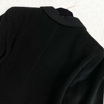 新品同様*最高級★Max Mara マックスマーラ★冬の羽織り★カシミヤアンゴラ★ロング丈 チェスターコート ブラック ～SIZE38 M相当～_画像7