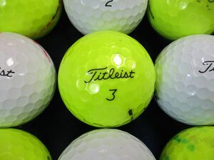 9544【特A２級】タイトリスト Titleist -AVX- [イエロー/ホワイト] 24個