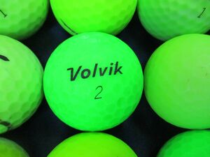 9746【お買得●】ボルビック Volvik VIVID/他 ◆マットグリーン混合ボール◆ 30個