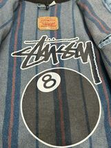 Stussy X levi’s jeans ステューシー　X リーバイス　デニムジャケット　ジーンズ　新品　Lサイズ　_画像2