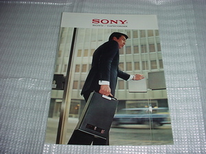 SONY テープレコーダーのカタログ