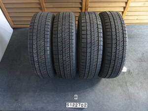 G1622 ②★2022年製★冬★155/65R14 75Q BRIDGESTONE BLIZZAK VRX2 4本セット