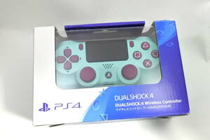 ★★ランクSS 希少 ★★ SONY PS4 本体 用 純正 ワイヤレス コントローラー DUALSHOCK4 ベリーブルー 《動作確認済・清掃済》S968