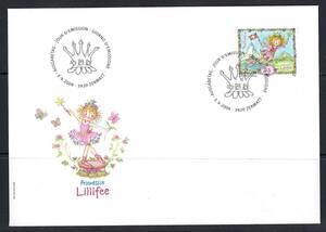 スイス 2009年 #1351(FDC) プリンセス Lillifee(by Monika Finsterbusch)