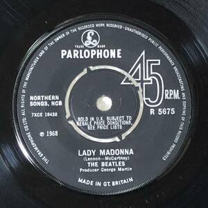 Lady Madonna UK Orig Mono 7' Single