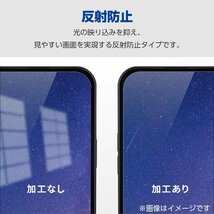 送料無料★エレコム iPhone15 Pro フィルム アンチグレア 反射防止 指紋防止 抗菌 クリア PM-A23CFLF_画像3