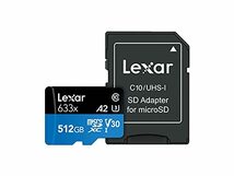 送料無料★Lexar High-Performance 633x microSDXC 512GB LSDMI512BB633A_画像3