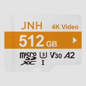 送料無料★microSDXCカード 512GB JNH 100MB/s UHS-I U3 V30 4K Ultra HD