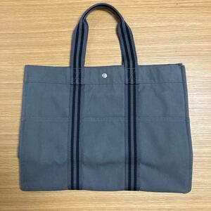 送料無料エルメス フールトゥGMグレー超美品 HERMES トートバッグ