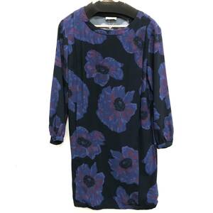 [Paul Smith] Paul Smith * long sleeve One-piece floral print total pattern size 38 12