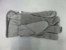 訳アリ 未使用 紳士用 Warm glove シンサレートポリエステルグローブ 黒 すべり止め 反射材 Thinsulate 管理No.39935_画像3