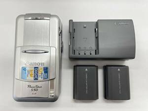 〈カメラ〉Canon キャノン　デジタルカメラ　PowerShot S50 PC1048 シルバー系　コンパクト【中古/現状品】003767-② 