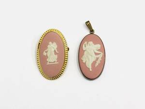 〈ファッション〉WEDGWOOD ウエッジウッド　アクセサリー　ブローチ　ネックレストップ　ペンダント【中古/現状品】003862-⑧ 