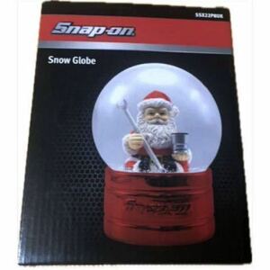 ★新品 Snap-on スナップオン snow globe スノー ドーム オルゴール付★ クリスマス /サンタクロースver