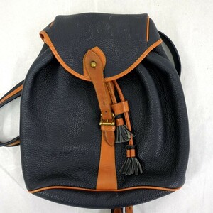 DOONEY&BOURKE ドゥーニー&バーク USA製 レザー 本革 リュック ネイビーカラー N1205