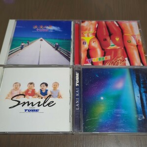 【送料込み】TUBE『浪漫の夏』『ブラボー』『スマイル』『ラニ カイ 』4枚セット