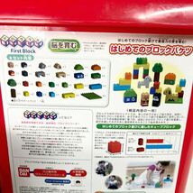 はじめてのブロックバケツ アンパンマン ばいきんまん 知育玩具 キューブブロック 1.5才〜 BANDAI 電池不要 いろあそび 【OTNA-678】_画像2