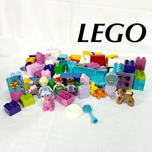 LEGO レゴ デュプロ プリンセス ディズニー 知育玩具 おもちゃ パーツ まとめ売り バラバラ お家 どうぶつ 女の子 【OTNA-751】