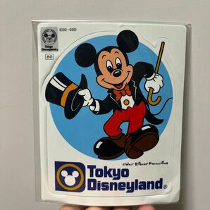 ディズニー　ミッキー　ステッカー　昭和　レトロ　レア シール ディズニーランド TDL tokyodisneyland TDR