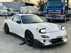 【美車】改造多数★RX-7 FD3S☆4型タイプRS★BRIDEフルバケ★APEX:FCコマンダー★MOMOステア★RAYS18インチAW★社外フルエアロ★車検付き♪