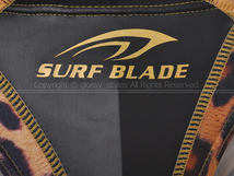 K1870-18■美品 SURFBLADE サーフブレード ブーメラン メンズビキニ 競パン ヒョウ柄×ラバーブラック SS程度_画像3