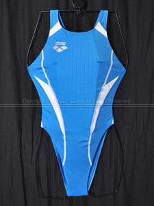 K1859-18■arena アリーナ X-PYTHON Xパイソン リミック Fina承認 ハイカット競泳水着 FAR-2507WC ブルーJBLU M