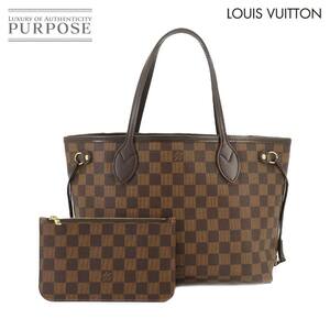 未使用 展示品 ルイ ヴィトン LOUIS VUITTON ダミエ ネヴァーフル PM トート バッグ ブラウン N41359 Monogram Neverfull PM 90217076