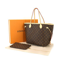 未使用 展示品 ルイ ヴィトン LOUIS VUITTON モノグラム ネヴァーフル MM トート バッグ ブラウン ベージュ M40995 RFID 90216332_画像9