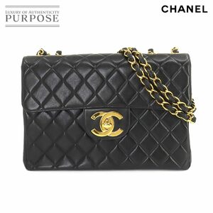 新品同様 シャネル CHANEL マトラッセ 30 チェーン ショルダー バッグ レザー ブラック A04412 ヴィンテージ ゴールド 金具 90213154