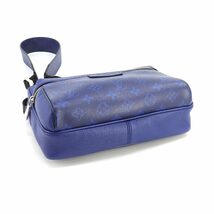 新品同様 ルイ ヴィトン LOUIS VUITTON タイガラマ アウトドア メッセンジャー PM ショルダー バッグ コバルト M30242 RFID 90217432_画像4