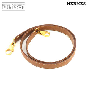 エルメス HERMES ケリー ボリード ショルダー ストラップ クシュベル エプソン ゴールド ブラウン 小物 Shoulder Strap 90217543