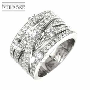  кольцо 13 номер diamond 1.505/0.890ct K18 WG белое золото 750 кольцо Diamond Ring 90214904