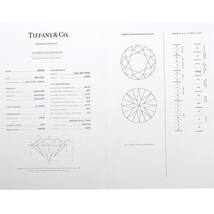 ティファニー TIFFANY&Co. ソリティア ダイヤ 0.31ct F/VVS2/3EX 7号 リング Pt プラチナ 指輪 Diamond Ring【鑑定書付き】 90206743_画像8