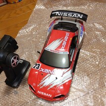 【ジャンク品】タミヤ　エンジンカー　GTR ラジコン　プロポ付_画像1