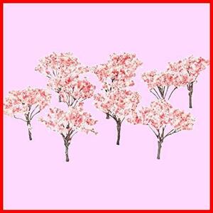 【限定特価】 20個入り 桜 樹木 ジオラマ 桜の木 鉄道模型 ピンクの花 木 模型 モデルツリー 鉢植え用 風景 鉄線 建築模型 情景コレクショ