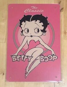 【 Betty Boop ベティ 】43 ☆ 昭和 ☆ ブリキ看板 ★レトロ☆アメリカン雑貨 